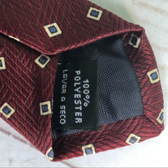 Yves Saint Laurent Dark Red Tie - Picture 6 of 6